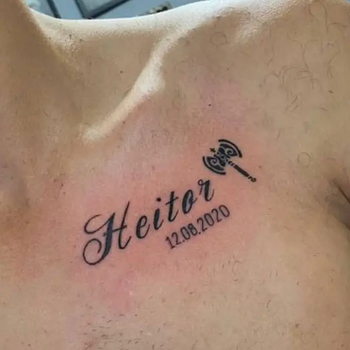 Tatuagem Nome De Filho Modelos Para Se Apaixonar