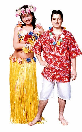 fantasia de havaiana para casal