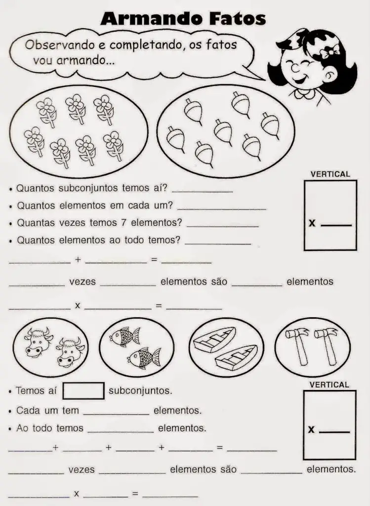 Atividades de Matemática do 3º ano para Imprimir