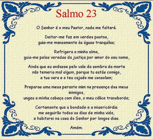 Salmo 23 Em Portugues E Em Latim