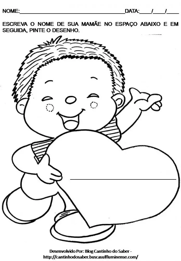 Atividades para o Dia das Mães para Berçário e Maternal