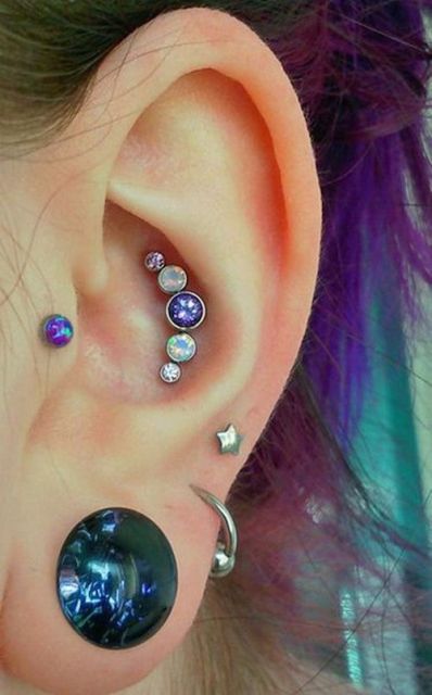 Piercing in the Tragus