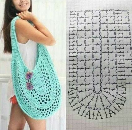 Bolsa de Crochê com Gráficos: 90 Modelos