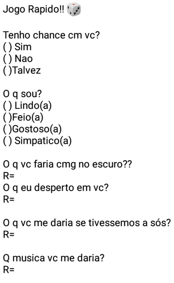 10 ideias de Imprimir  perguntas para brincadeiras, brincadeiras de  whatsapp perguntas, brincadeiras para status