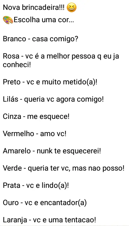 34 melhores brincadeiras para WhatsApp - Tediado em 2023  Brincadeiras do  whatsapp, Brincadeiras quentes whatsapp, Brincadeiras para grupo