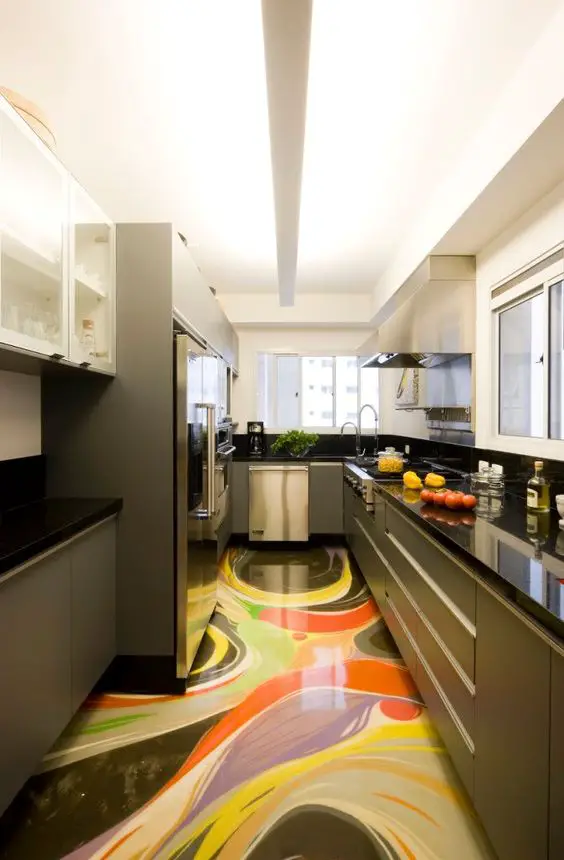 Liquid porcelain All about this floor and many photos