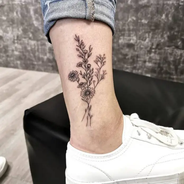 Tatuagem feminina na canela: +47 fotos lindíssimas para escolher