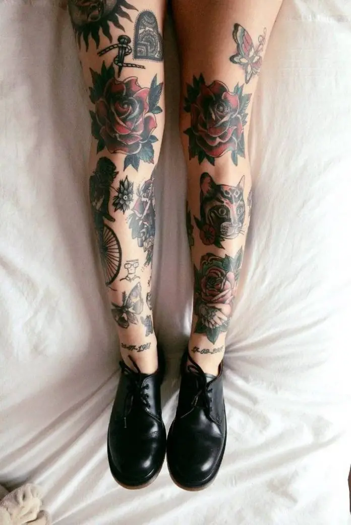 Tatuagem feminina na canela: +47 fotos lindíssimas para escolher