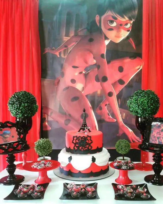 Decoração Festa Infantil Miraculous Ladybug: Ideias Simples