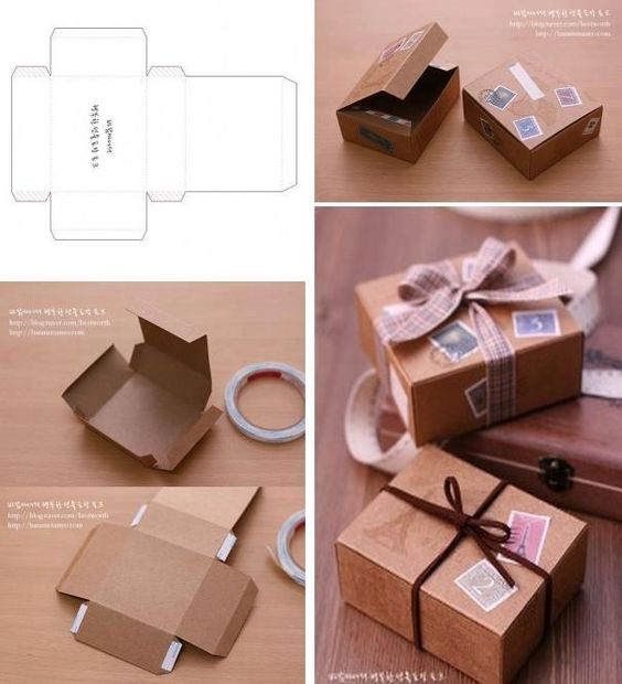 Paper boxes to print and assemble