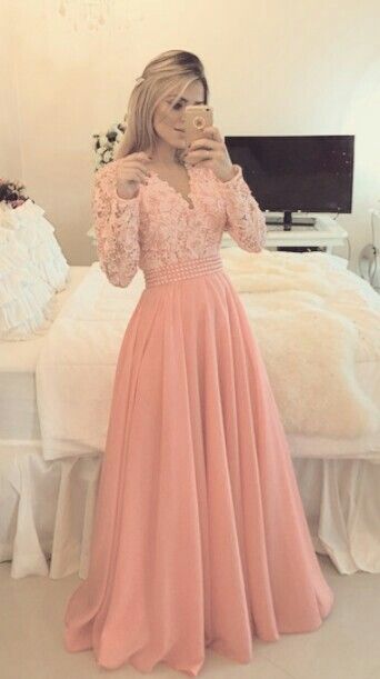 Long party dresses with long sleeves
