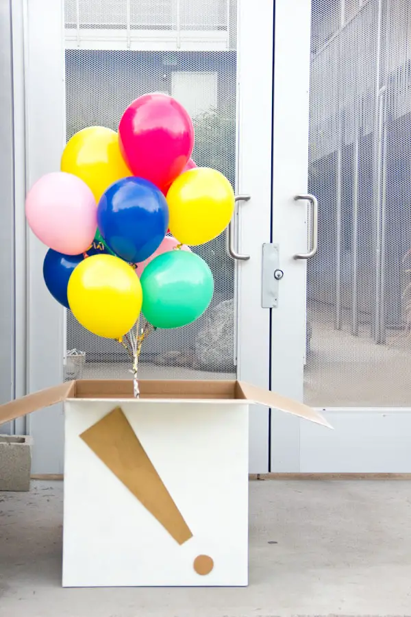 Como Fazer uma Caixa Surpresa com Balões