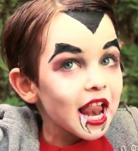 Children's Halloween Makeup: Step by Step and Photos