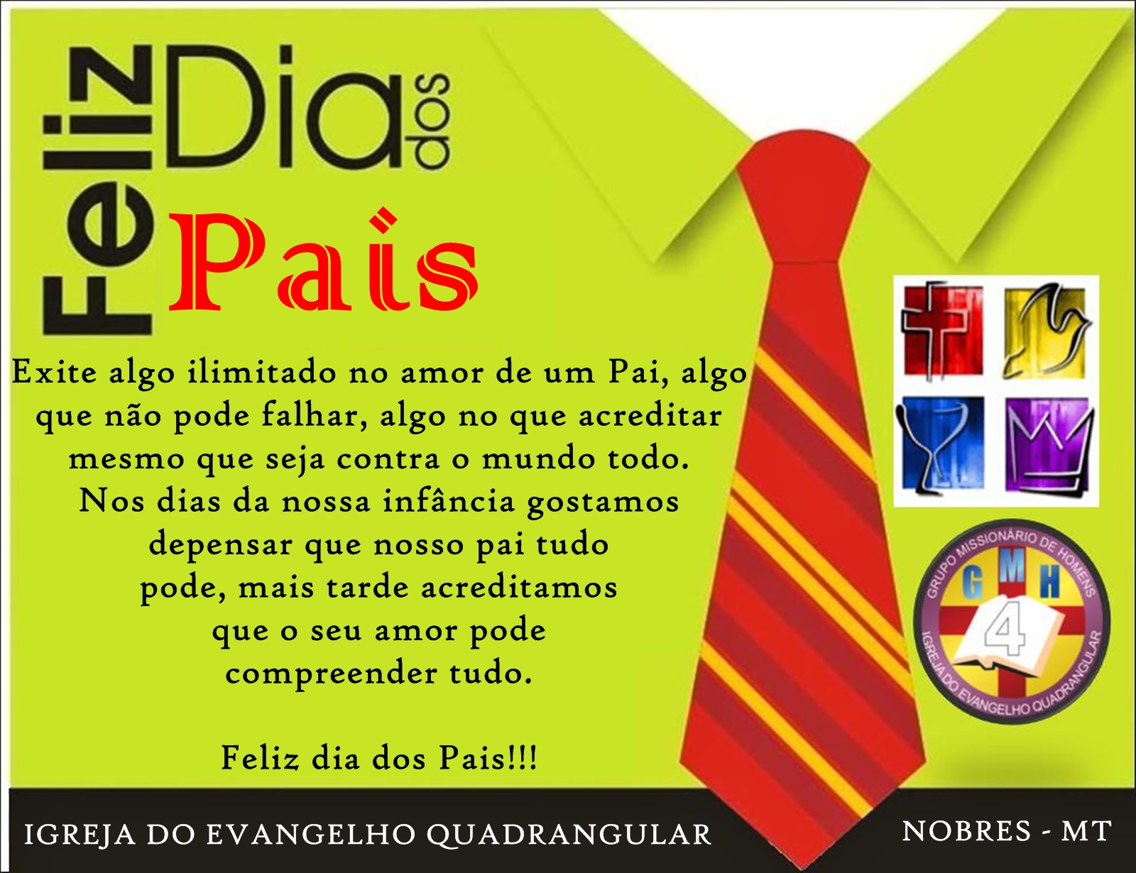 Mensagem dia dos pais evangelica