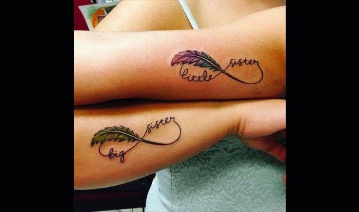 75 Tatuagens de irmãs com frases e símbolos para se inspirar