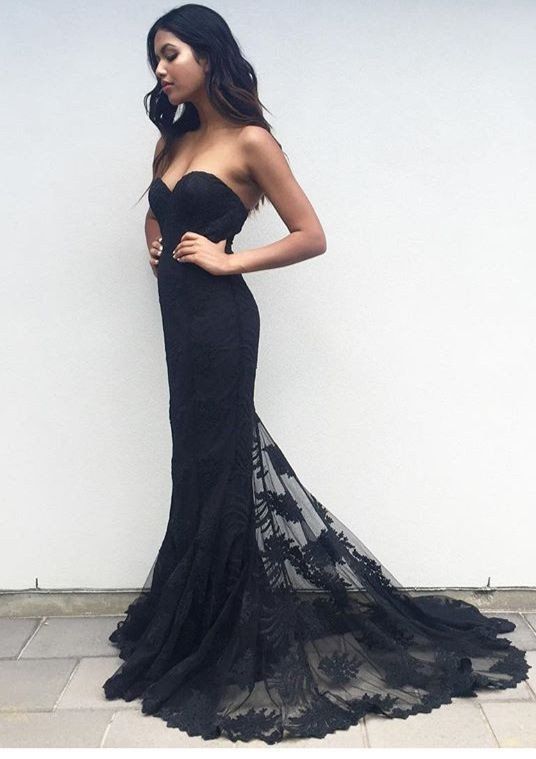 long black party dress