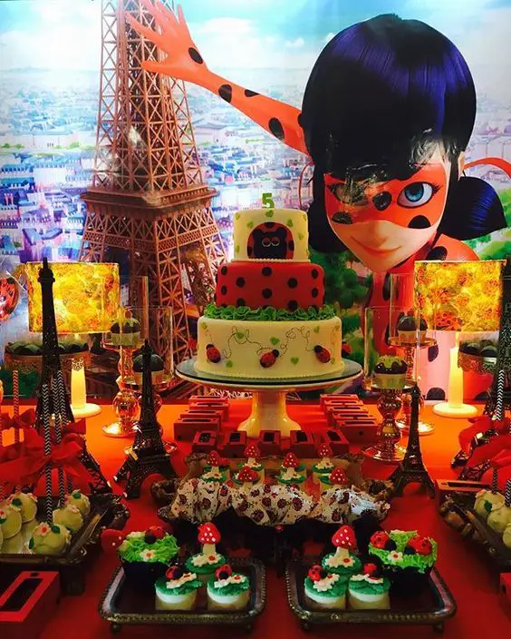 Decoração Festa Infantil Miraculous Ladybug: Ideias Simples