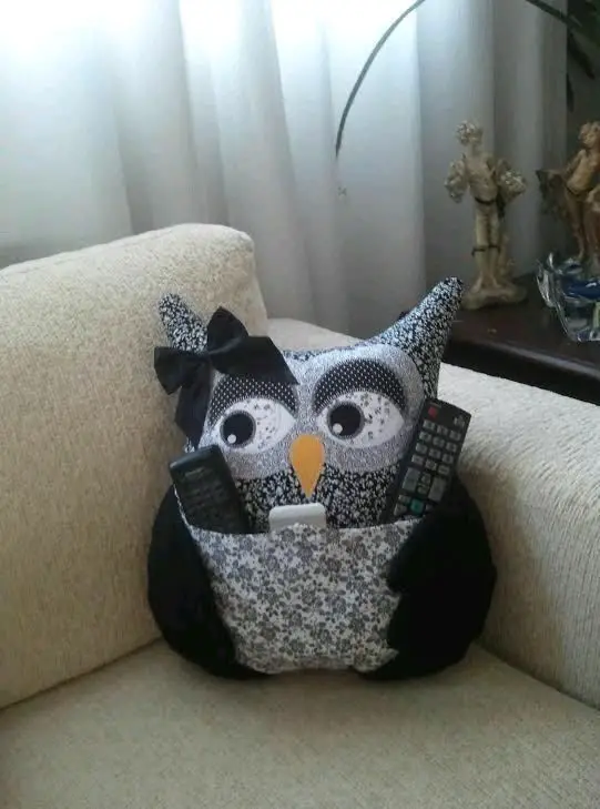 90 Owl Cushions: Step by Step with Templates 