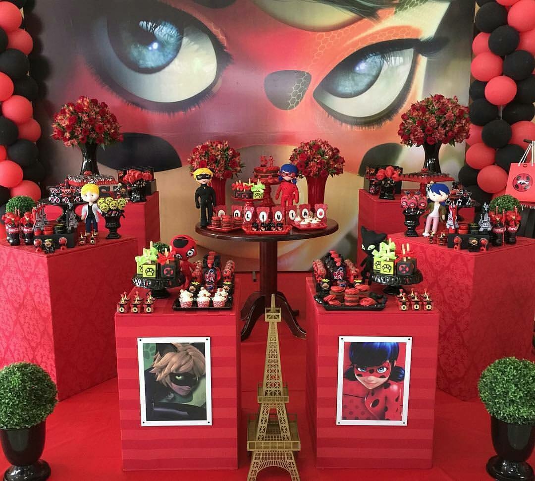 Decoração Festa Infantil Miraculous Ladybug: Ideias Simples