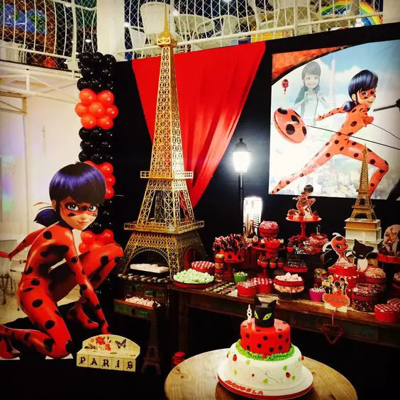 Decoração Festa Infantil Miraculous Ladybug: Ideias Simples