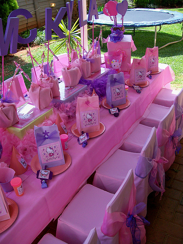 Decoração para festa infantil da Hello Kitty: 80 Ideias 