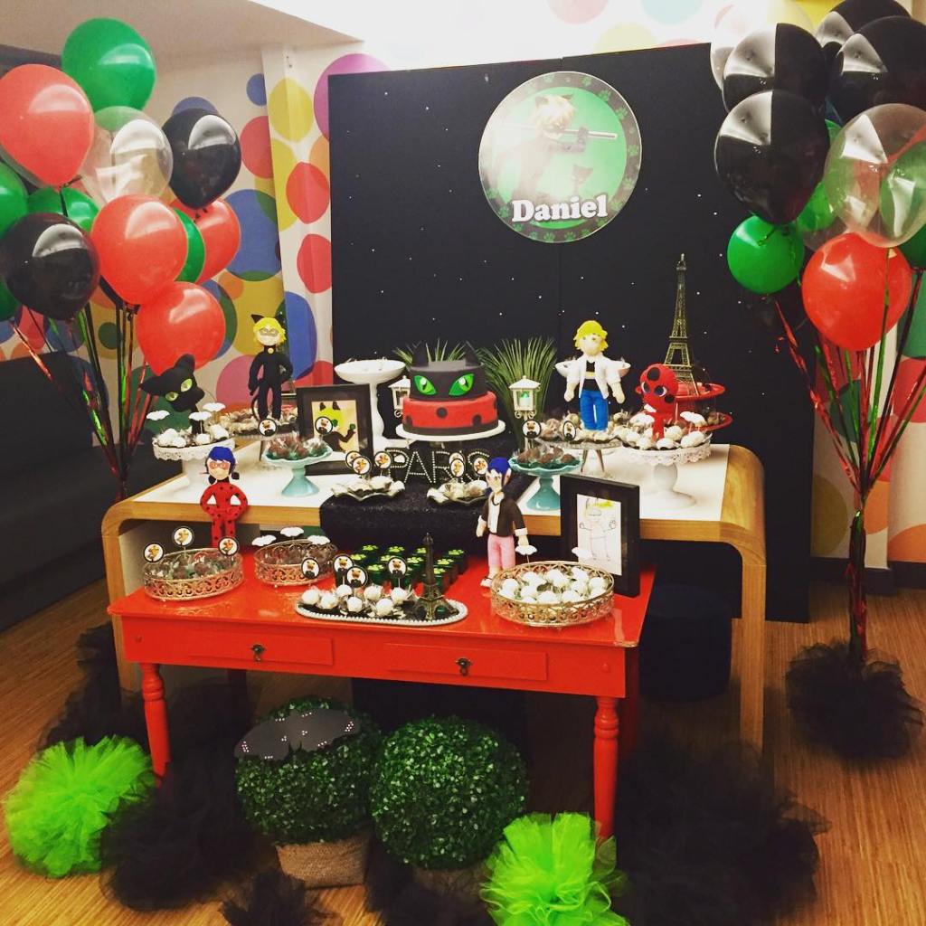 Decoração Festa Infantil Miraculous Ladybug: Ideias Simples