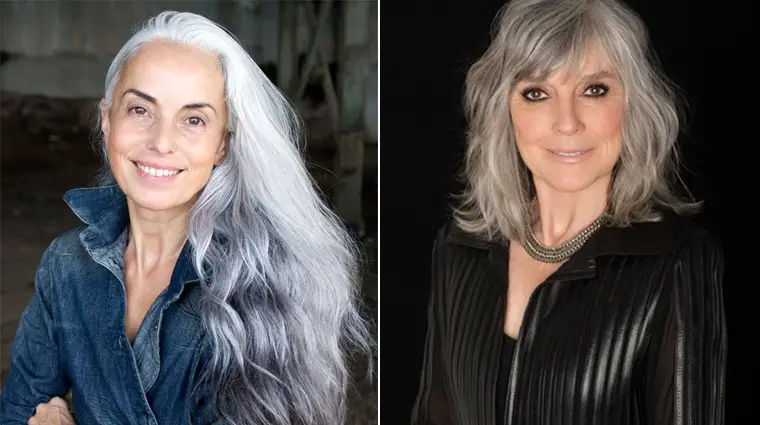 How to care for and moisturize white and gray hair 