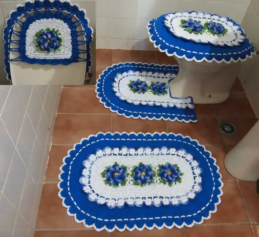 Crochet Bathroom Game with Graphics: Step by step