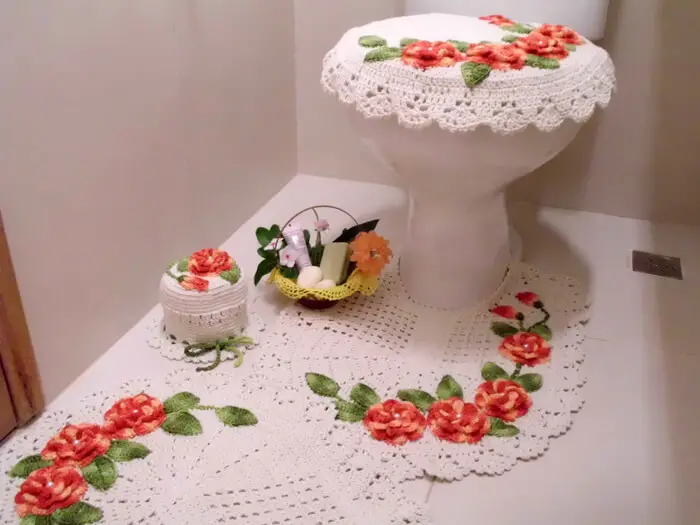 Crochet Bathroom Game with Graphics: Step by step