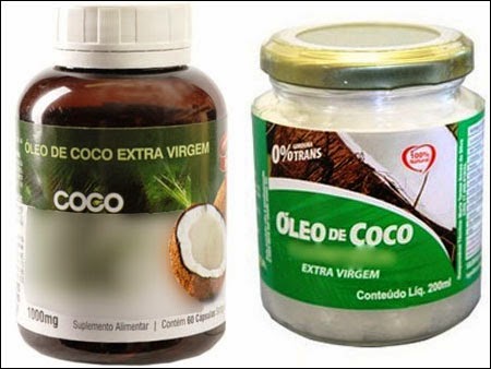 Óleo de coco para o cabelo