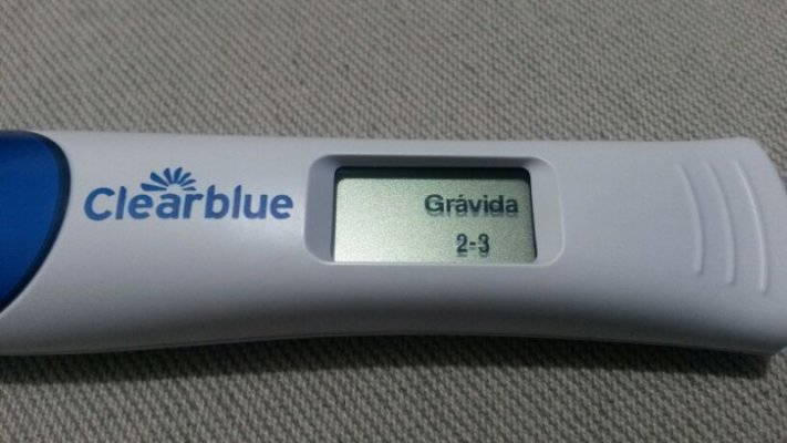 teste de gravidez positivo