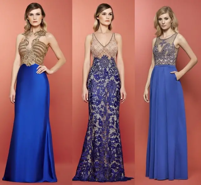 Vestido de Madrinha de Casamento Azul: 100 Modelos Lindos